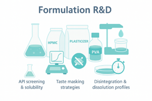 Oral dissolving film formulation R&D
