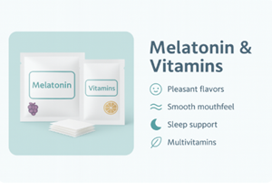 Melatonin and vitamin ODF
