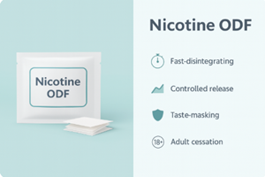 Nicotine oral dissolving film